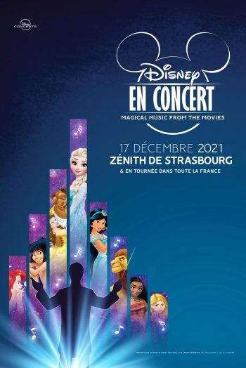 Affiche Disney en concert Zénith de Strasbourg Europe
