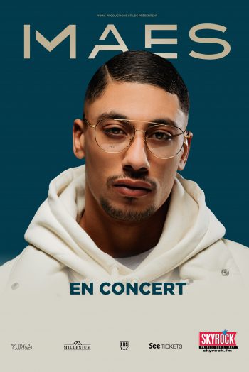 Affiche Maes tournée concert Zénith de Strasbourg Europe