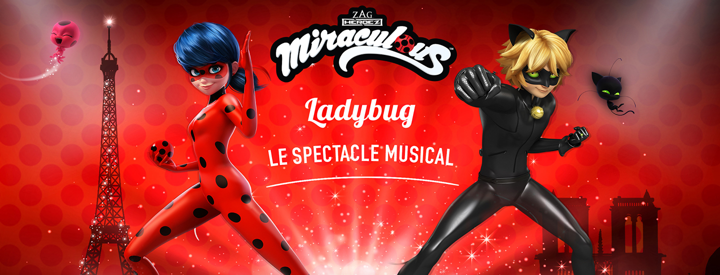 Bandeau Miraculous LadyBug spectacle musical famille enfants zenith de strasbourg europe
