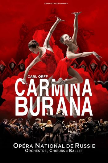 Affiche Carmina Burana spectacle danse opéra national de russie zenith de strasbourg europe