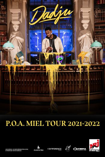 Dadju affiche concert tournée POA MIEL TOUR Zénith de Strasbourg Europe