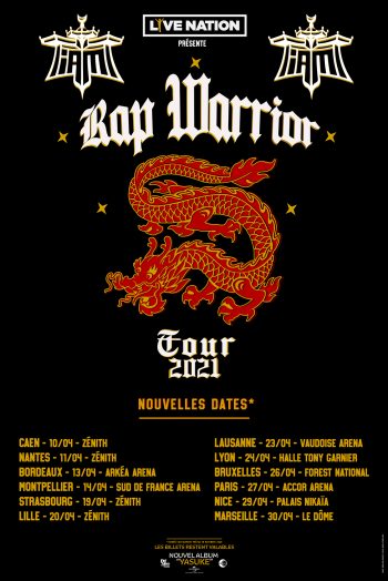 Affiche IAM concert zenith de strasbourg europe