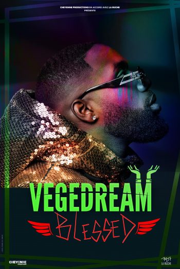 Affiche Vegedream concert tournée blessed zénith de strasbourg europe