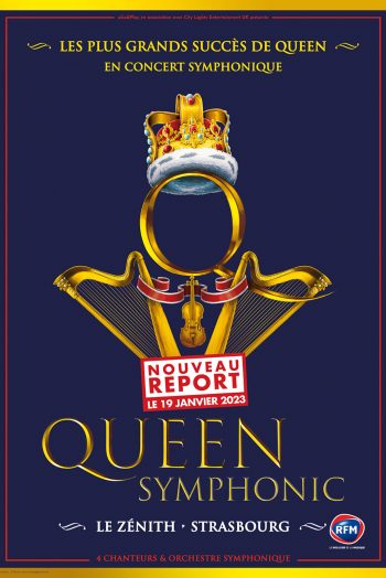 Affiche Queen Symphonique concert reporté