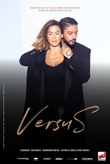 Affiche Vitaa & Slimane concert tournée versus zénith de strasbourg europe