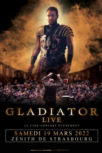 GLADIATOR VISUEL CINÉ CONCERT live Zénith de Strasbourg Europe