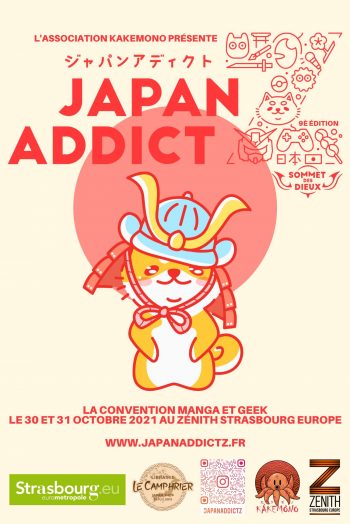 Japan addict affiche salon zénith de strasbourg