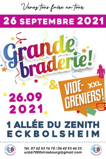 Affiche grande braderie