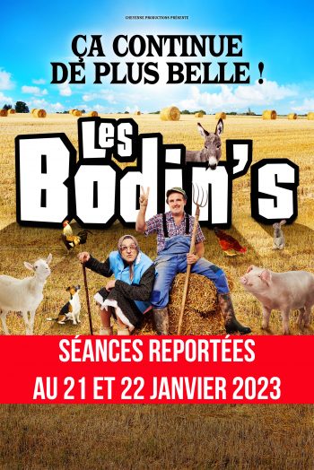 affiche report les bodins